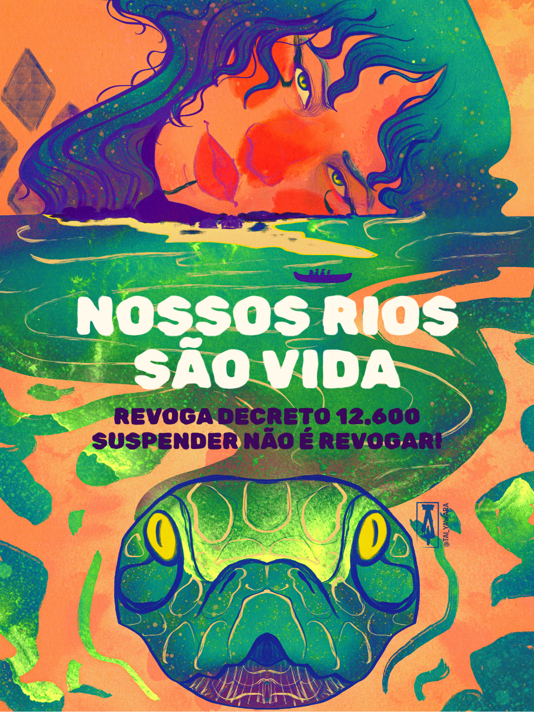 ARTISTAS DO NORTE TRANSFORMAM ARTE EM RESISTÊNCIA CONTRA A PRIVATIZAÇÃO DOS RIOS DA AMAZÔNIA