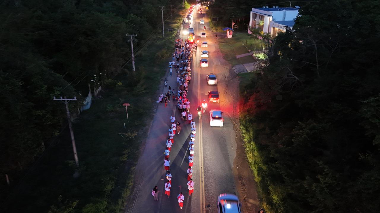 Imagem Peregrina de Nossa Senhora de Nazaré leva esperança e fé a comunidades do oeste paraense