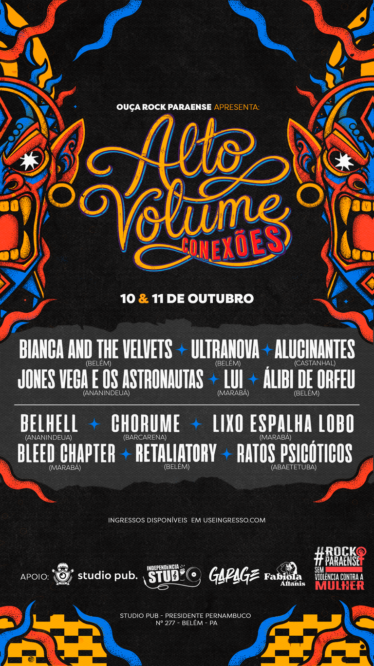 Festival Alto Volume reúne 12 bandas de seis municípios paraenses em Belém