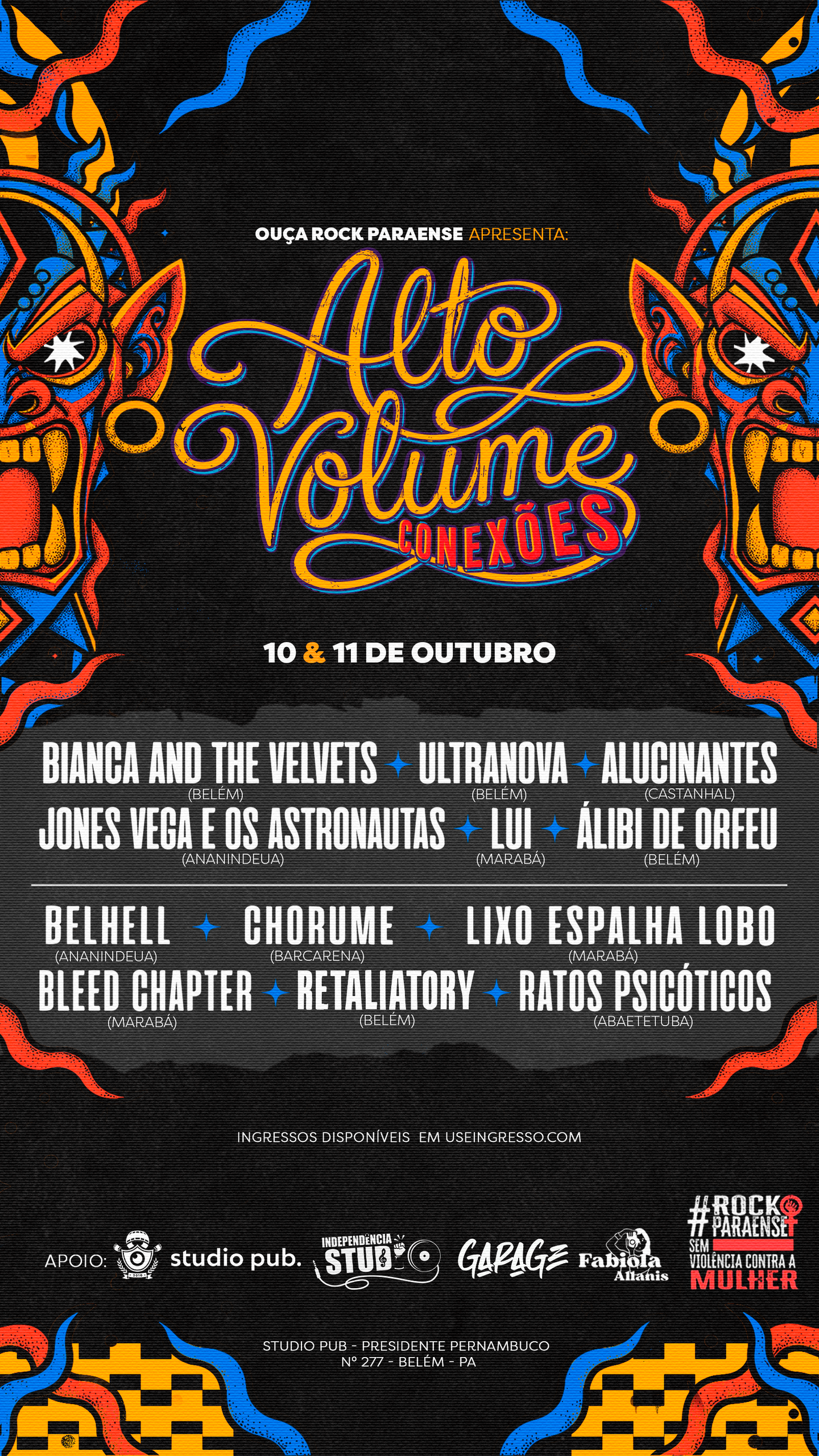 Festival Alto Volume reúne 12 bandas de seis municípios paraenses em Belém