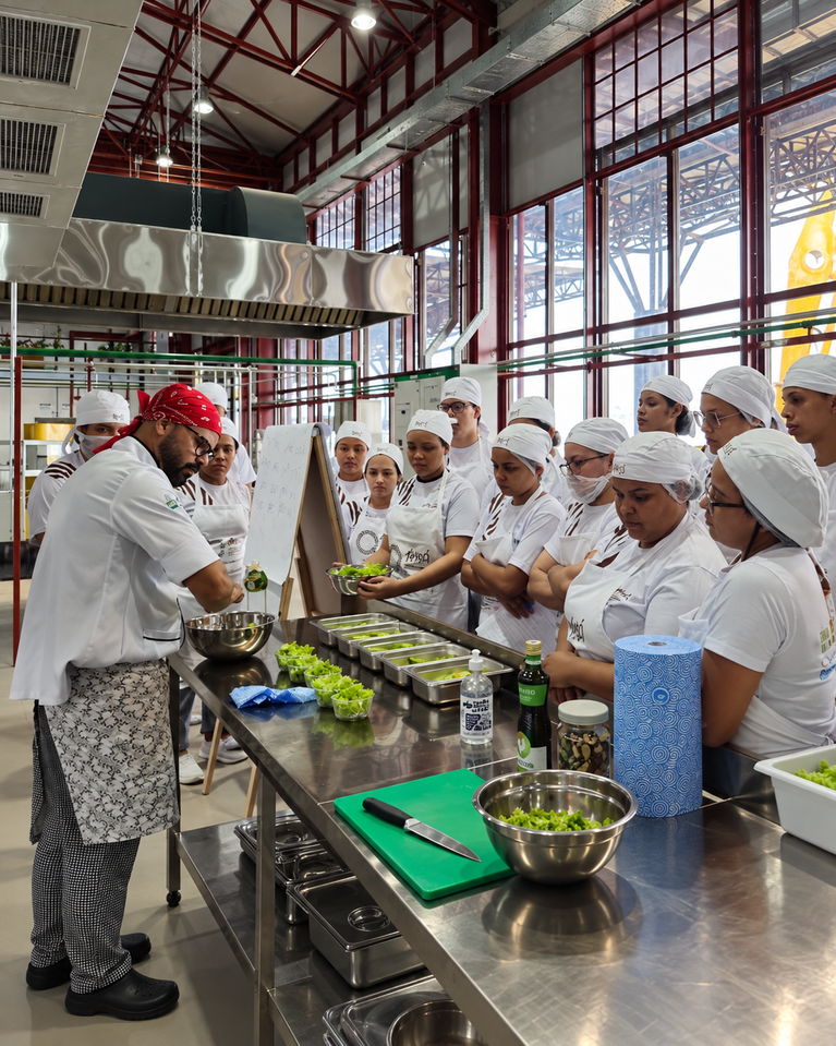 Tekoá abre 30 vagas gratuitas para curso de Auxiliar de Cozinha em Belém